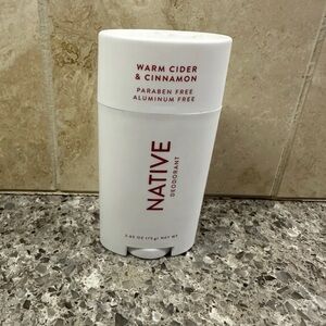 New Native deodorant Warm Cider & Cinnamon  Full size 2.65 ounce